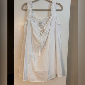 Princess Polly White Sleeveless Mini Dress